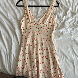 Zara cherry mini dress